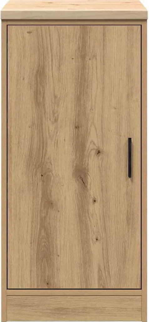 Armoire garage robuste en Pin massif et finition Chêne Artisan 180cm - 6