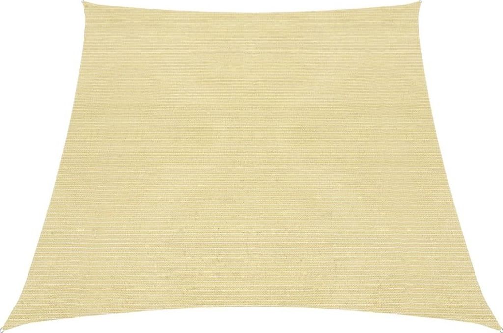 The Living Store Sonnensegel 160 g/m² Beige 3/4x2 m HDPE