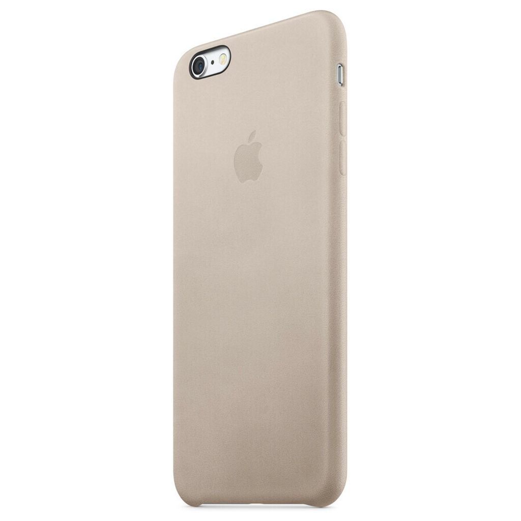 Apple iPhone 6s Plus Leder Case – Roségrau, Cover, Apple, iPhone 6s Plus iPhone 6 Plus, 14 cm (5.5"), Grau, Pink