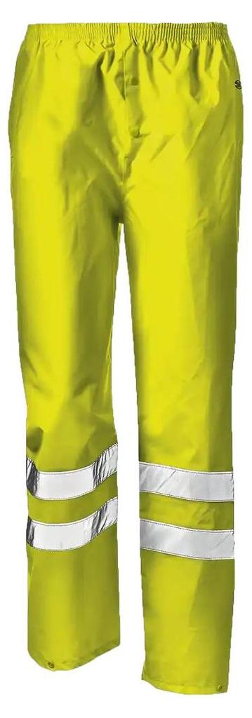 Sir Safety OXFORD GLAMOUR Warnschutzhose Herren wasserdicht Klasse 2 mit Reflexstreifen, 46, HI-VIS GELB