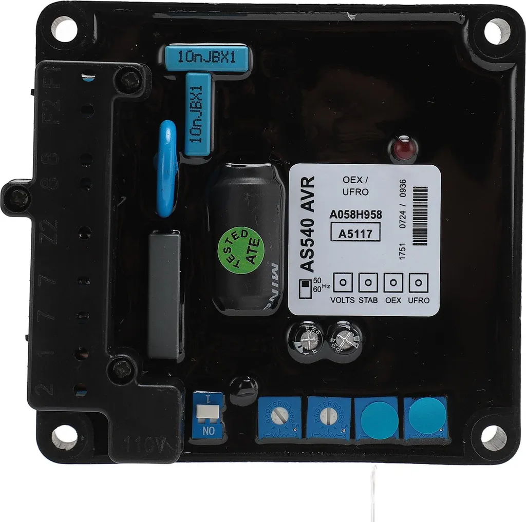 Stabilisateur de tension AS540 AVR pour groupe électrogène monophasé 110V
