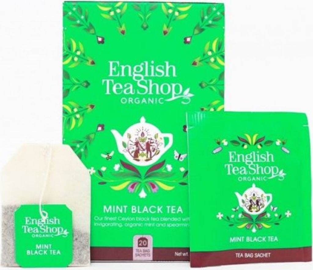 English Tea Shop Čaj Máta a černý čaj, 20 sáčků Obrázek produktu 