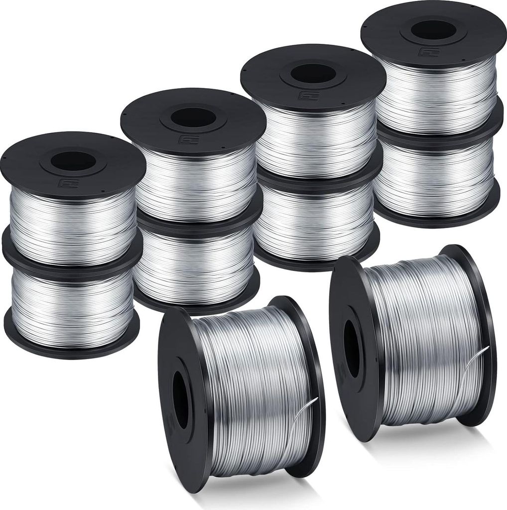Fil de ligature Rebar, 10 pièces de 110m 0,8 mm en acier Image du produit 