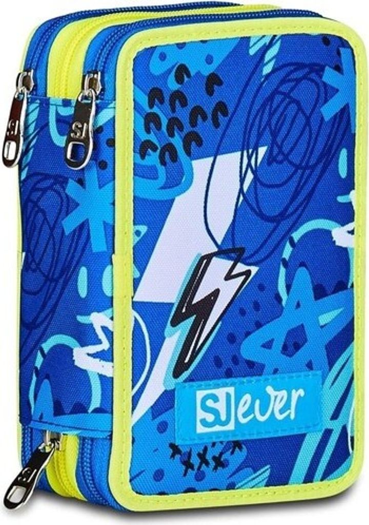 Creative Hobbies - Fine Arts - Stationary.drawing - Coloring.seven.astuccio 3 Zip Sj Gang Skate Boy