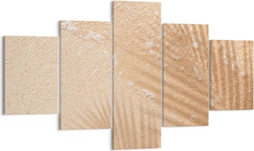 Bild auf Leinwand - Leinwandbild - 5 Teile - Sand Schatten Produktbild 