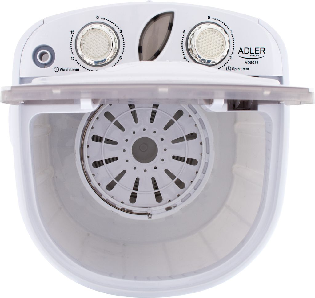 Adler Ad 8055 Toplader-waschmaschine Durchsichtig 3 kg / EU Produktbild 6