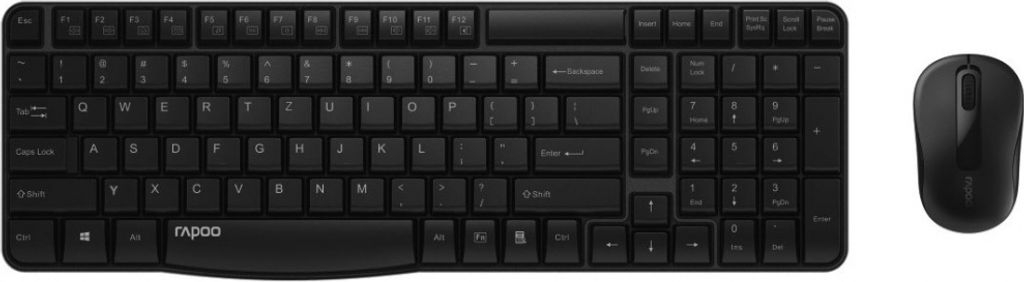 Rapoo X1800S - Klawiatura i mysz - czarny Zdjęcie produktu 