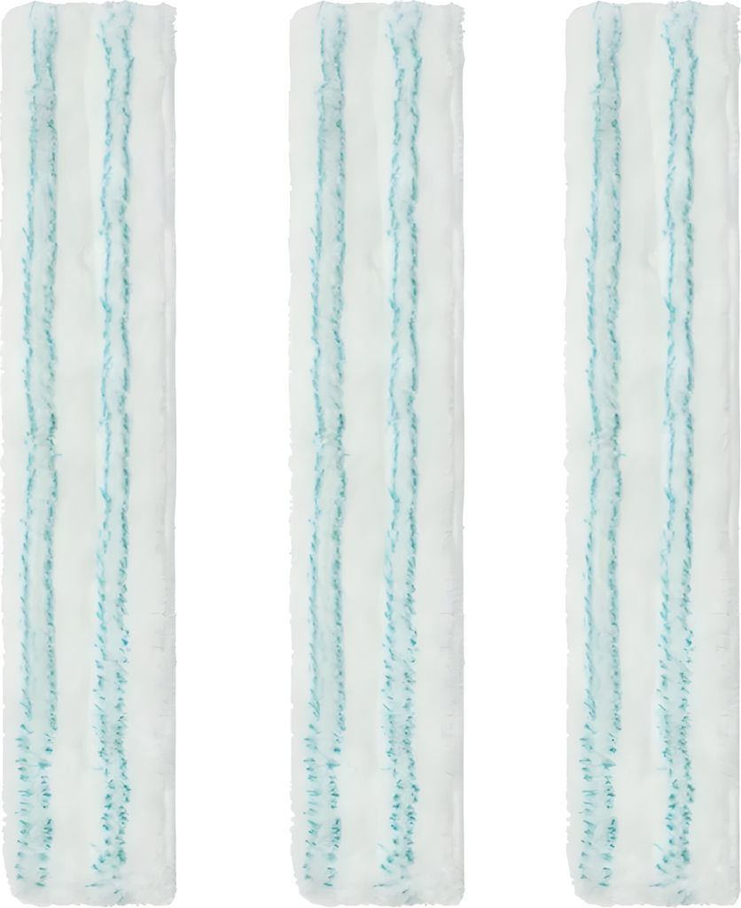 3 Stück Ersatztuch Fensterwischer passend für Leifheit Window Cleaner Fensterwischer 3-in-1 - 32cm Tuch Wischmopp