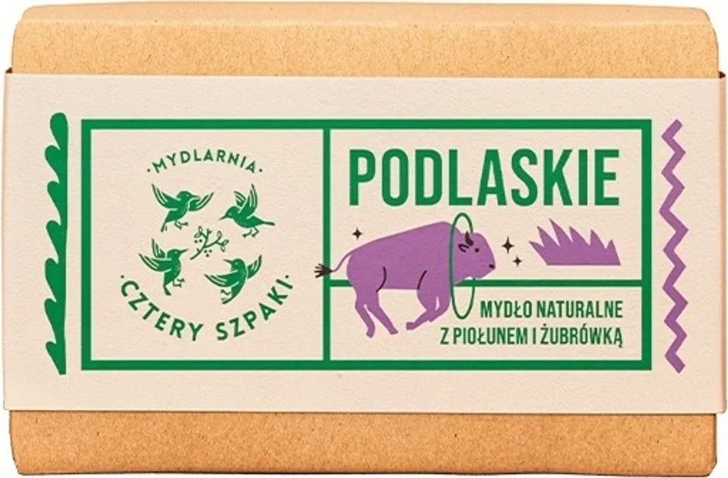 Savon de soin végétal Podlaskie 110g - Nettoyant corps et visage bio