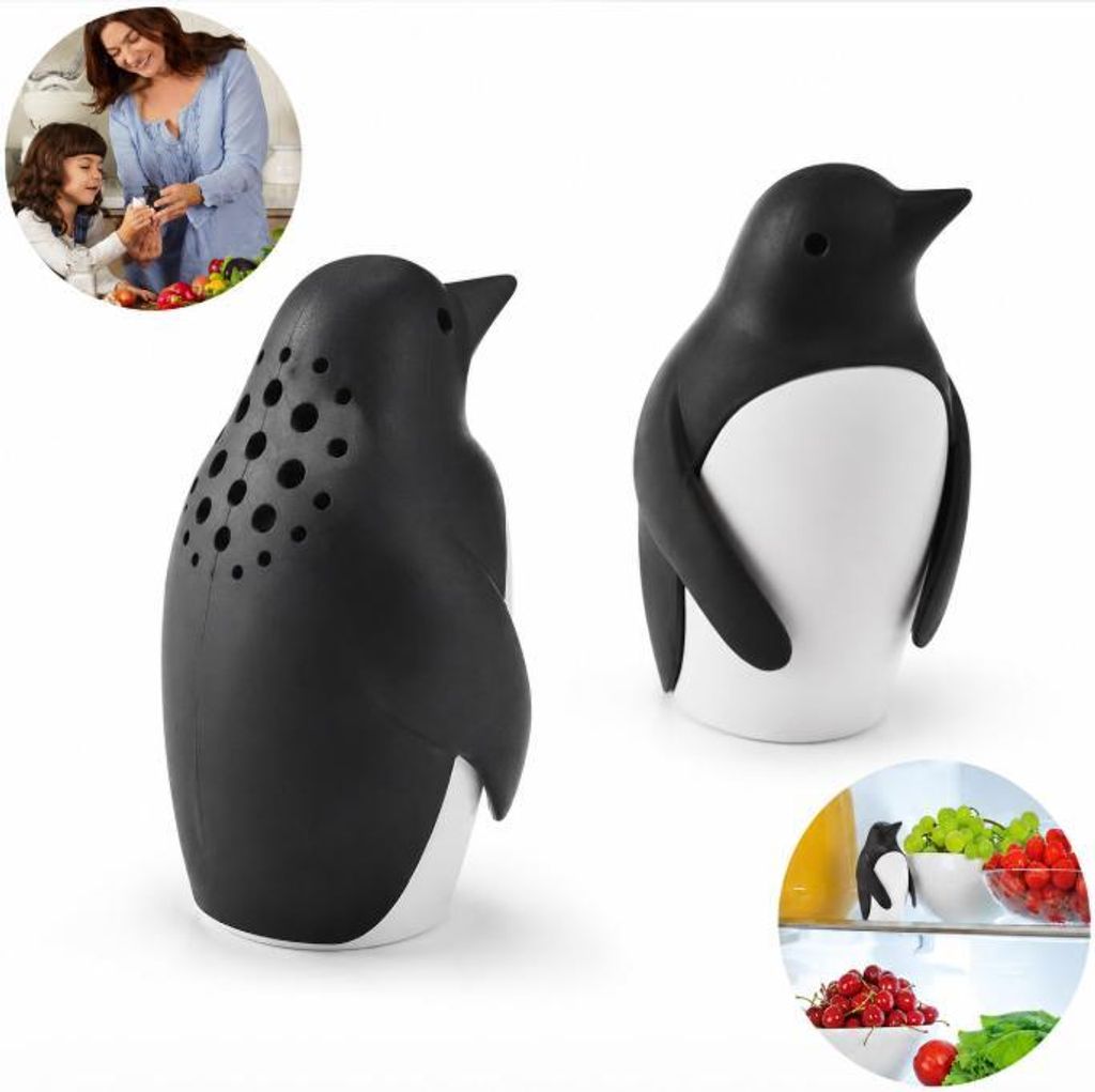 Kühlschrank-Geruchsabsorber in Pinguin-Form, Produktbild 