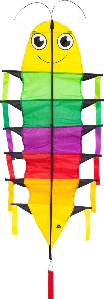 Kinderdrachen HQ Flapping Willie Worm - Flip 106905 Regenbogen 48 x 115 cm