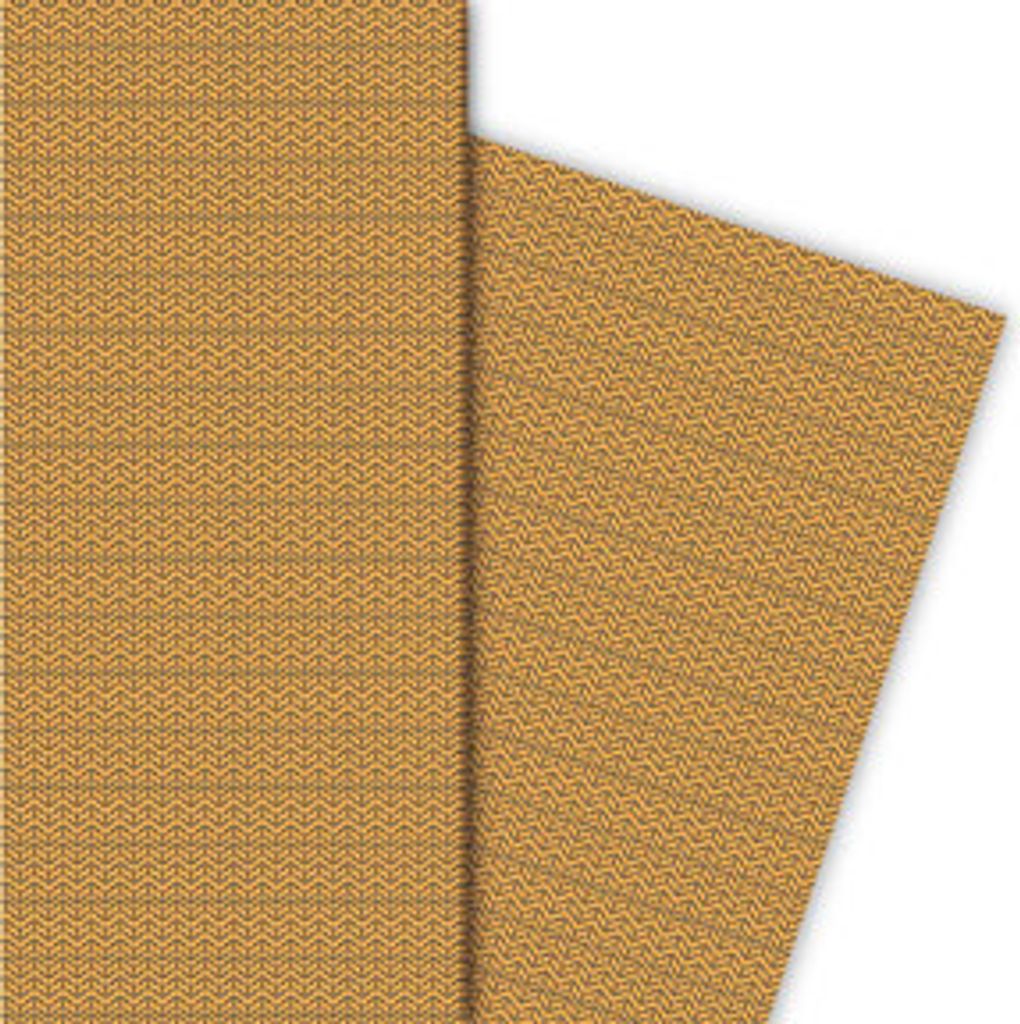 Edles Geschenkpapier in Tweed optik in orange - G6257, 32 x 48cm