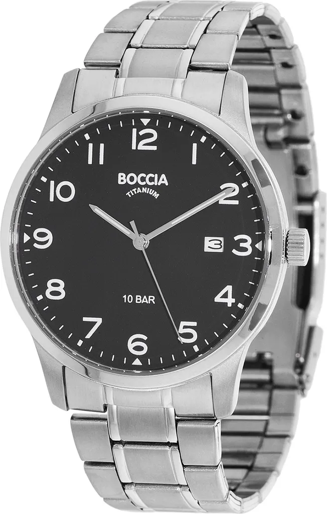Boccia 3621-01 Orologio Uomo Titanio 40mm 10ATM - Offerta Esclusiva