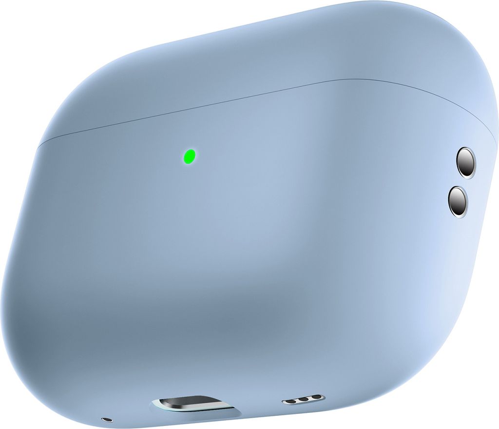 Hörphone-Schutzabdeckung Schockdicht Anti-Drop-Weiche Silikon Bluetooth-kompatible Kopfhörer für AirPods Pro2 2022-Hellblau