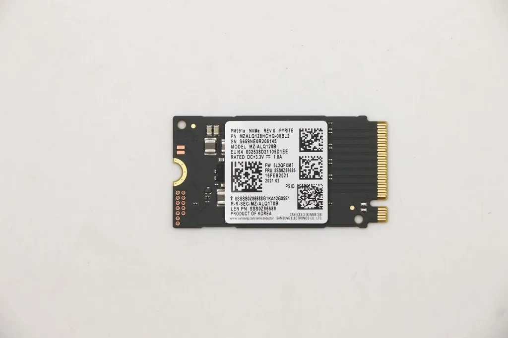 Disque SSD Interne M.2 PCIe 3.0 x4 de 128 Go pour PC Portable et Bureau