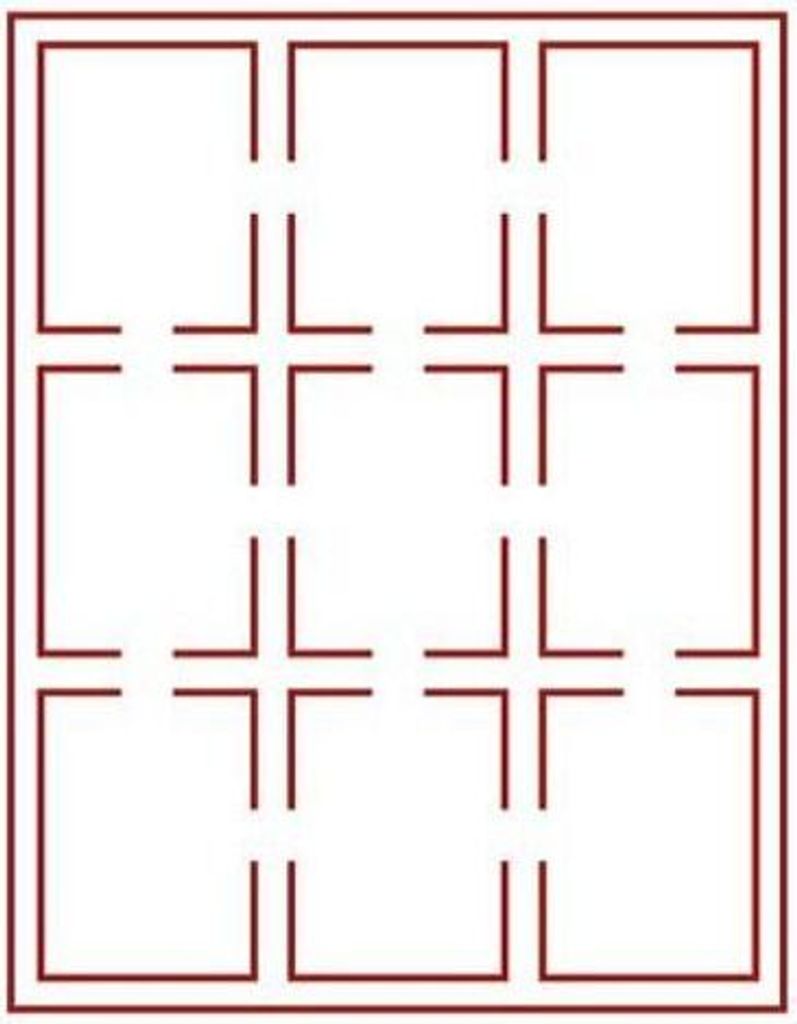 Lindner 2619E Velourseinlage dunkelrot 2619E (63x85 mm)