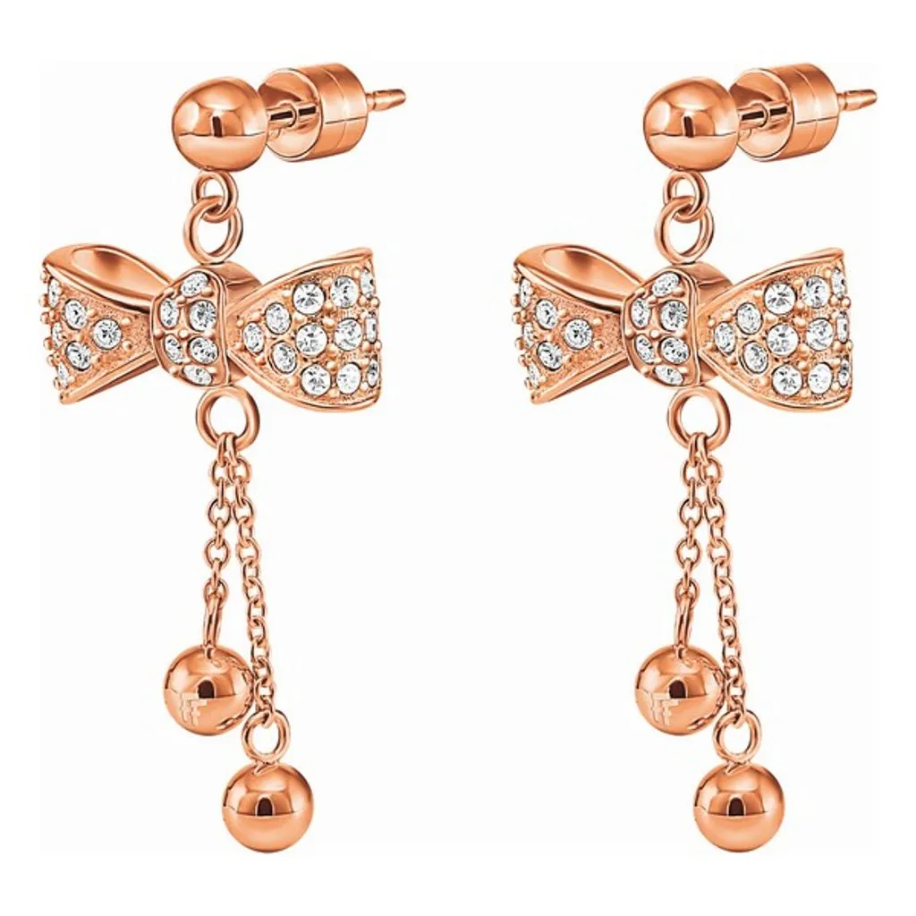 Orecchini Donna Folli Follie 3E15T003RC: Hoop Earrings Rose Gold 4cm