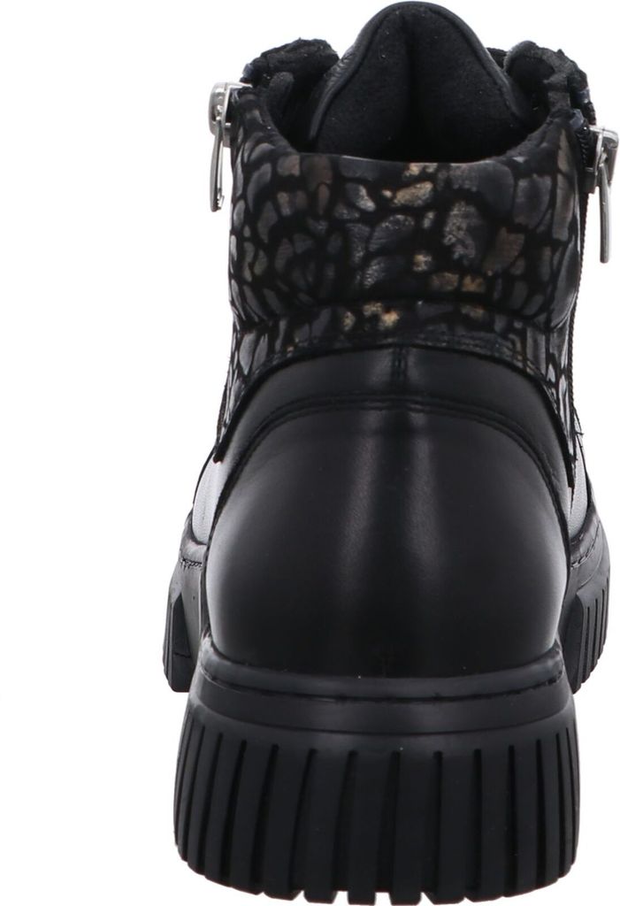 Gemini Damen Stiefelette Leder mit gepolstertem Schaft und Plateau 342449-19, Größe:37 EU, Farbe:Schwarz