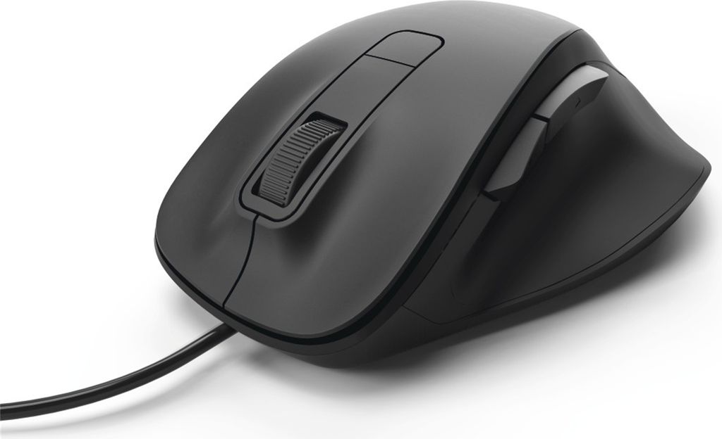 Hama Optische 6-Tasten-Maus MC-500, kabelgebunden, Schwarz Produktbild 