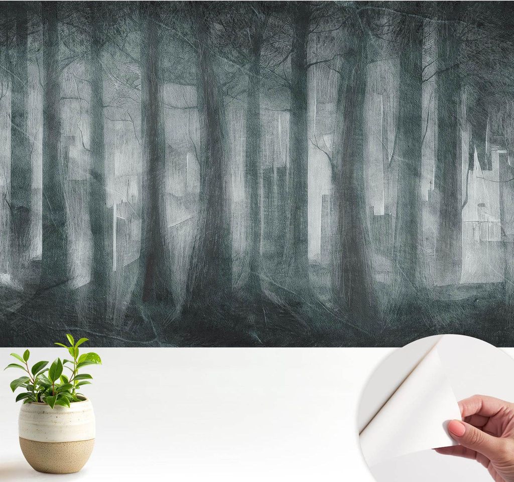 Fototapete selbstklebend - 104x70 cm - Tapete - Wandtapete - Wandbilder - Klebefolie - Dekofolie - Tapete Folie - Wand - Dekoration - Wohnzimmer - ...