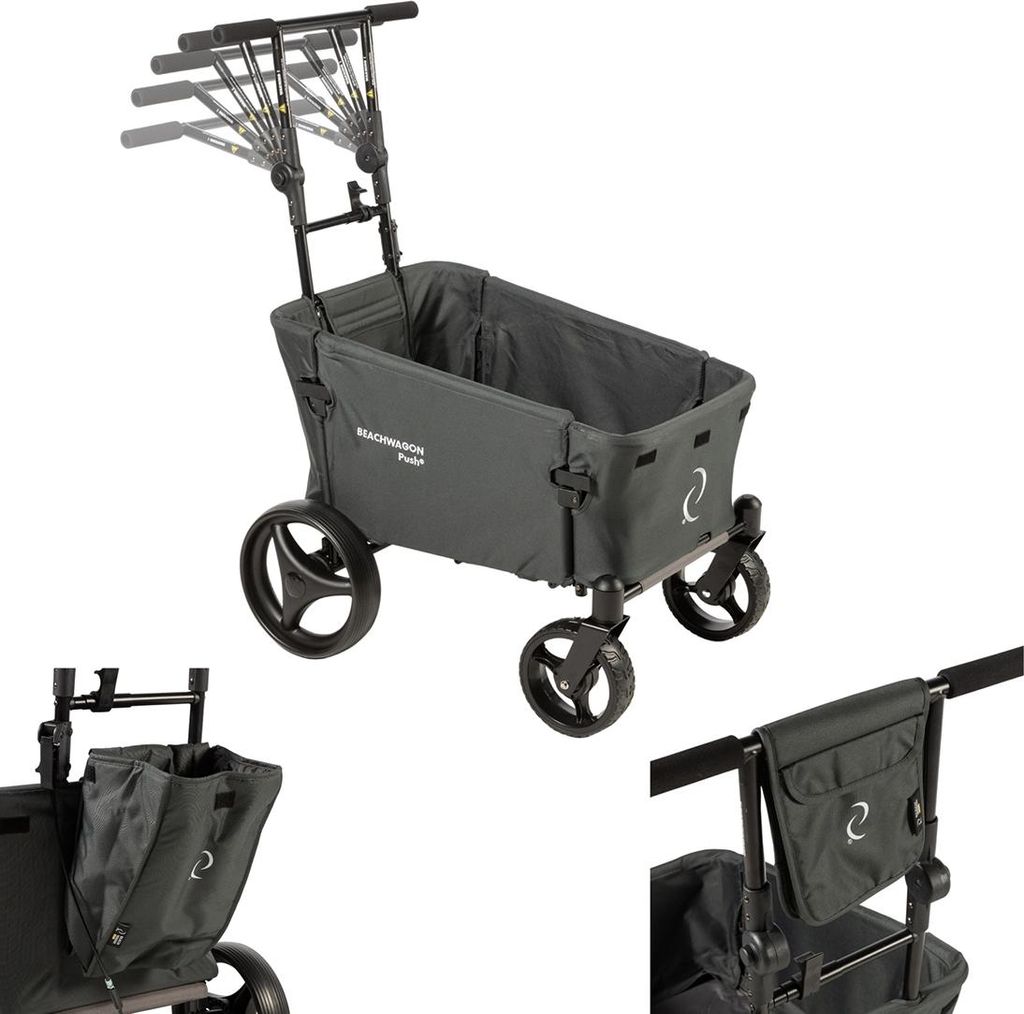 Beach Wagon Bollerwagen PUSH, Handwagen mit Schiebestange Produktbild 