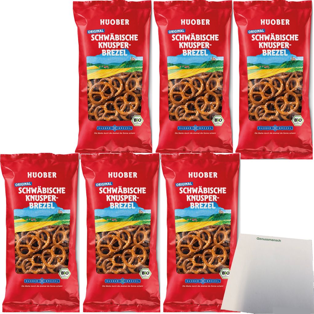 Huober Original Schwäbische Knusperbrezeln 6er Pack (6x175g Produktbild 