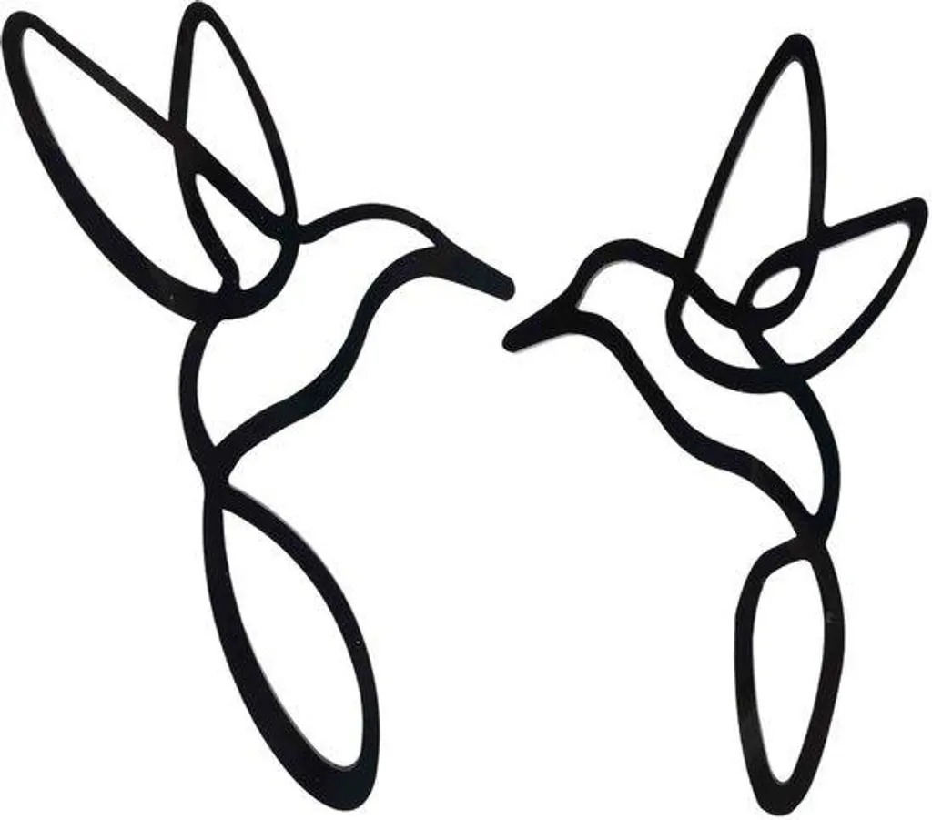 Oiseau acrylique anti-collision pour vitre : Déco murale utile et design