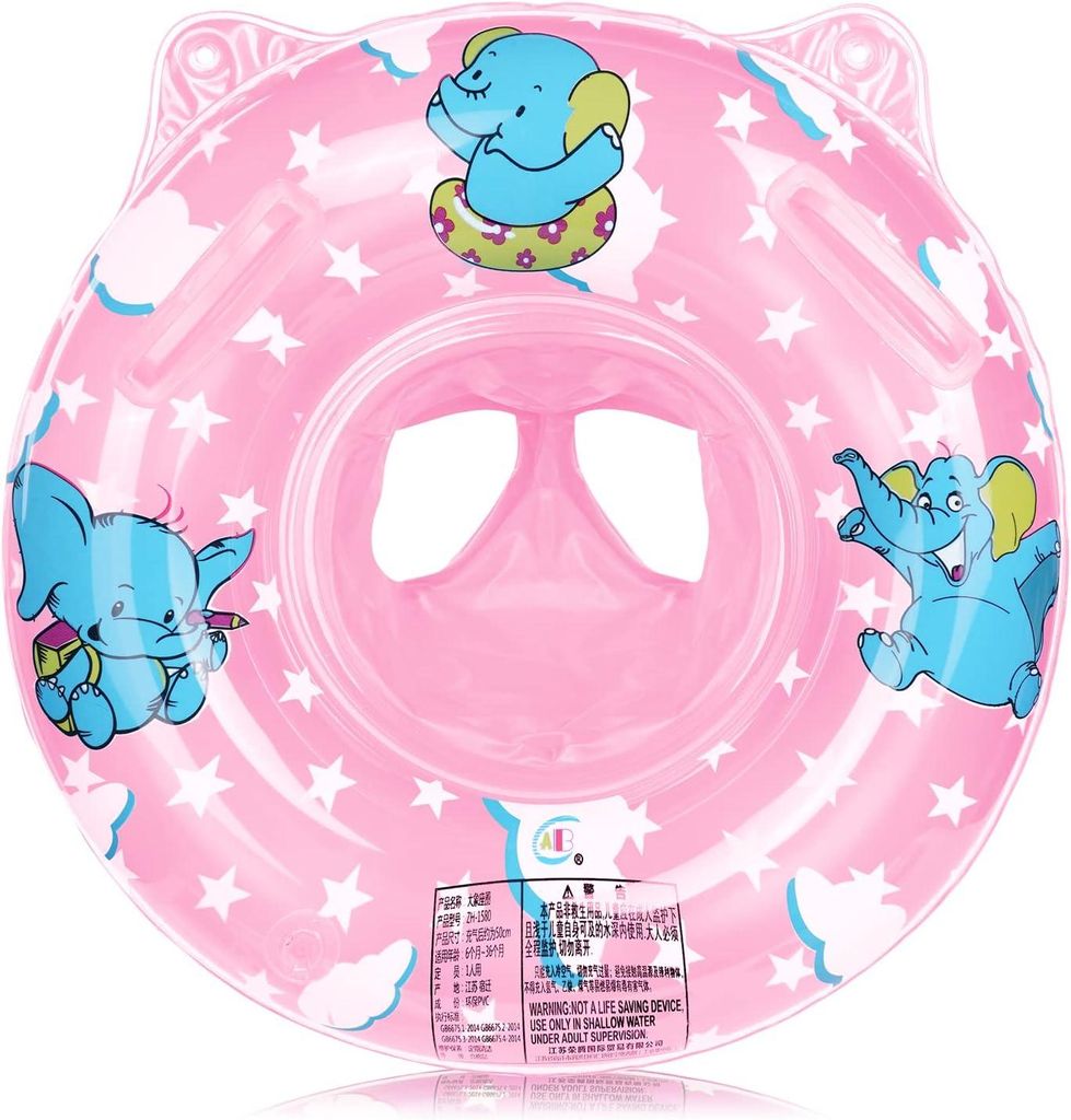 Baby-Schwimmring, Baby-Schwimmreifen, schwimmender Baby-Schwimmring mit Sitz, Poolschwimmkörper geeignet für 6-36 Monate alte Babys