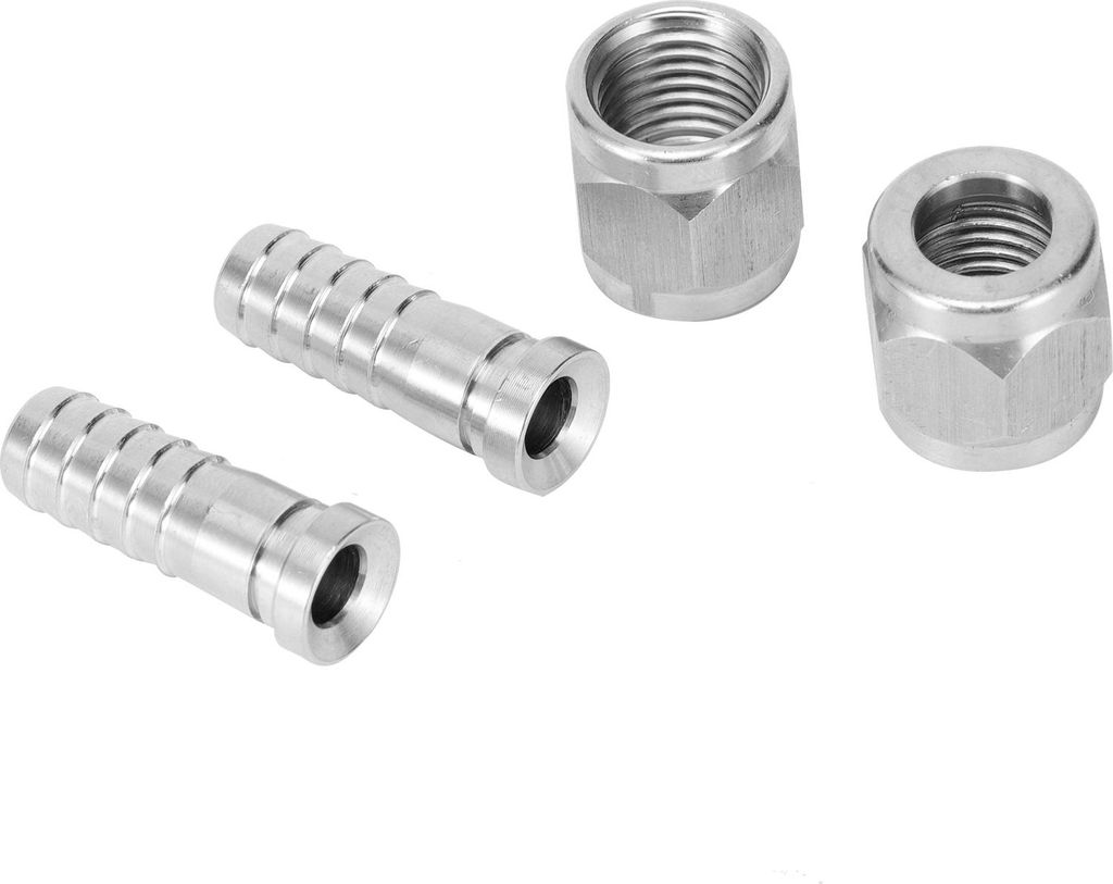 2 Satz 8mm Edelstahl 1/4in 5/16in Mutter Barb Stecker für Ball Lock Pin Lock Home Brew Fitting