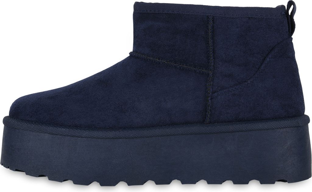 VAN HILL Damen Warm Gefütterte Plateau Boots Bequeme Produktbild 2