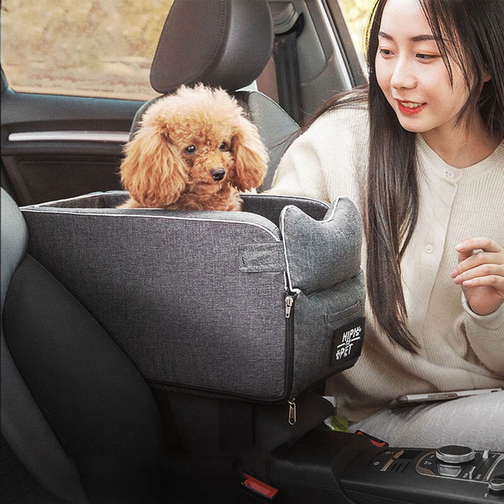 Hunde-Autositz Pet Booster Seat Armlehne Atmungsaktiver Produktbild 8