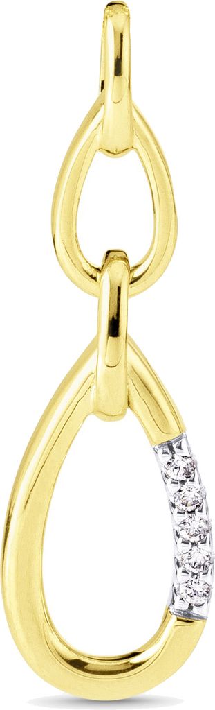Orolino Anhänger 585/- Gold 2,6cm gelb Brillant 067340154 Produktbild 