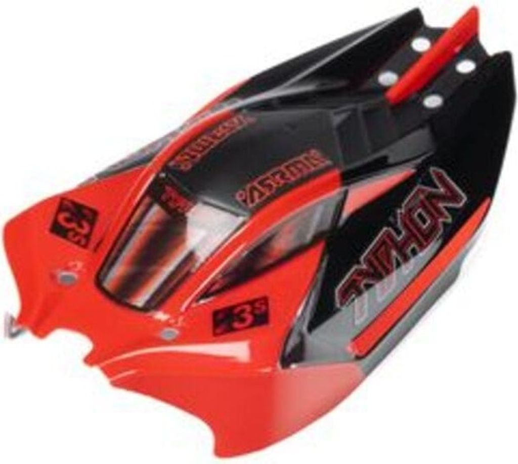 Arrma Typhon Buggy 1:14 grom Karosserie Rot-Schwarz
