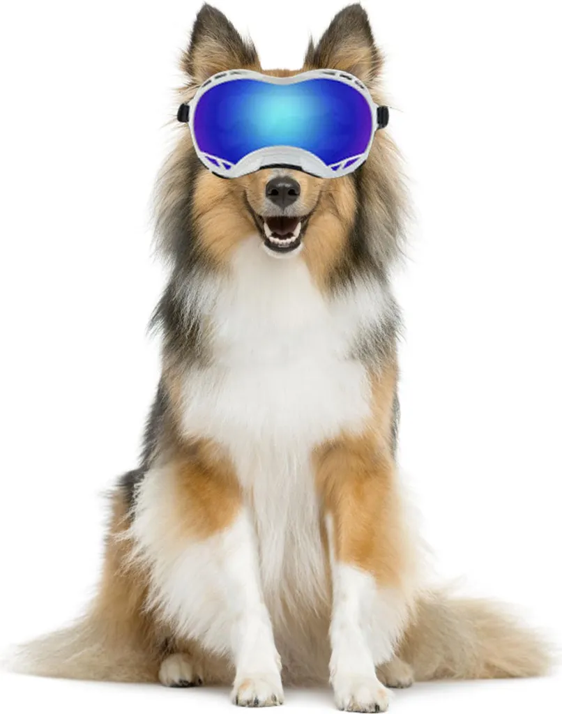 Lunettes de soleil pour chien grand format masque de protection ajustable - 4