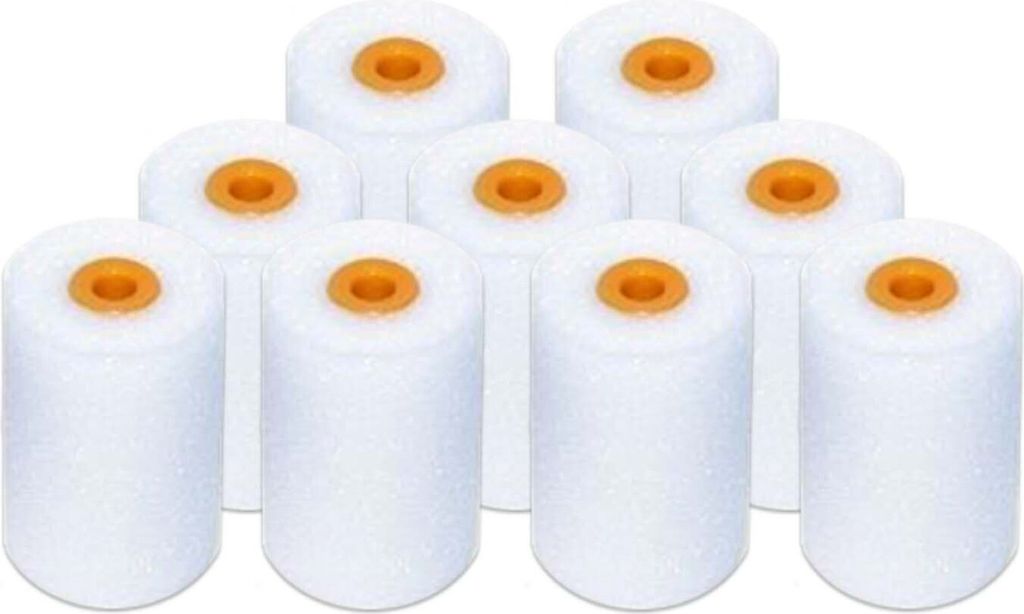 100 Stück 5cm Rollen Farbschaumwalze Farbwalze Schaumrolle Produktbild 