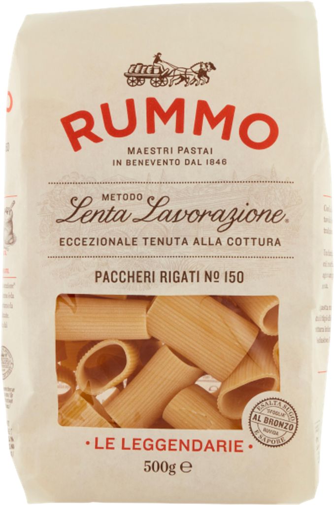 Rummo, pâtes Paccheri Rigati, n°150, 500 g Image du produit 
