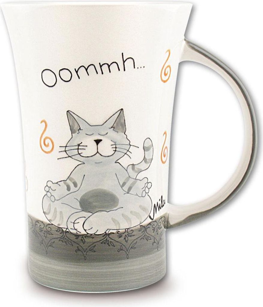 Mila Keramik-Becher Coffee-Pot Oommh Katze Pure