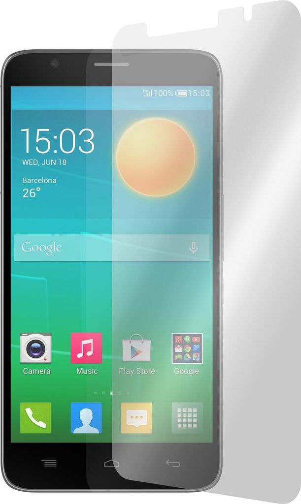 6er-Pack PhoneNatic Displayschutzfolien klar kompatibel mit Alcatel Flash
