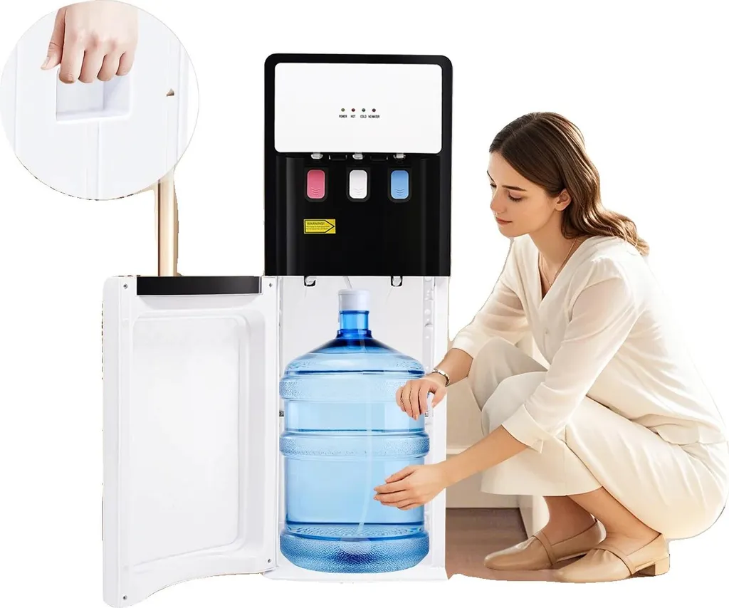Distributeur d'eau froide 75W et chaude 500W - Idéal bureau 220V