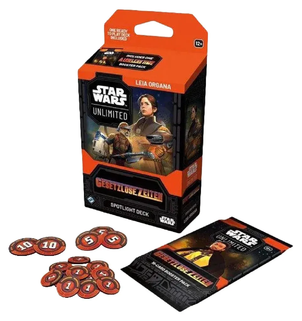 Star Wars Unlimited Leia Organa Deck de Démarrage Ére des Hors-la-loi