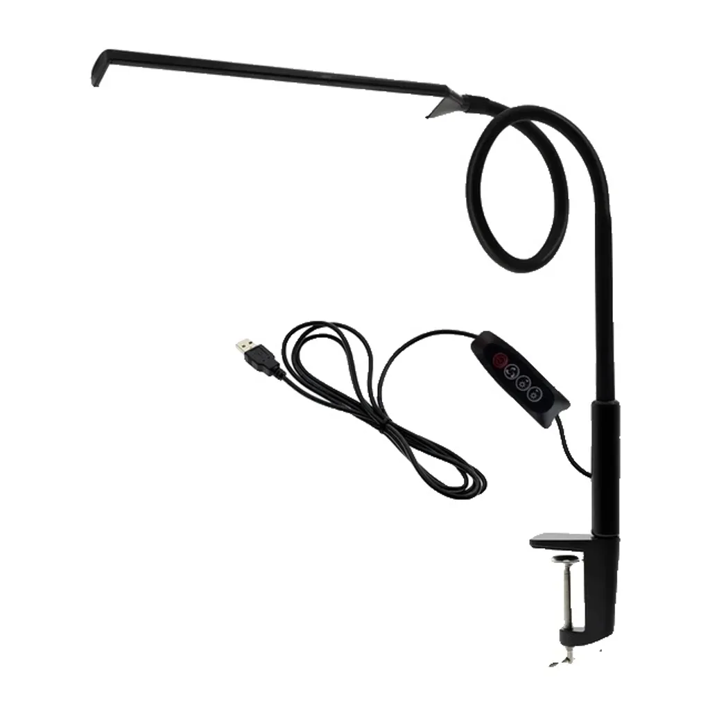 Lampe de bureau LED sans scintillement protection des yeux - Noire