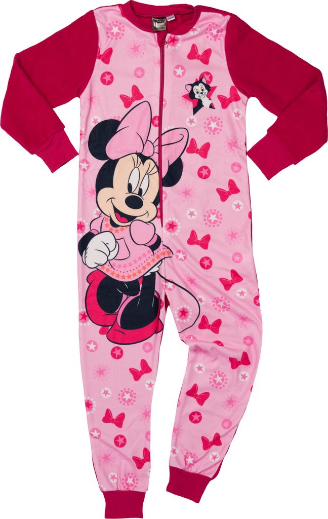 Disney Minnie Mouse Jumpsuit für Mädchen Overall Pyjama Produktbild 