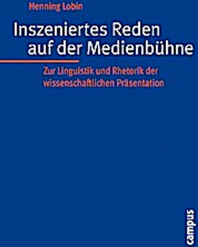 Inszeniertes Reden auf der Medienbühne