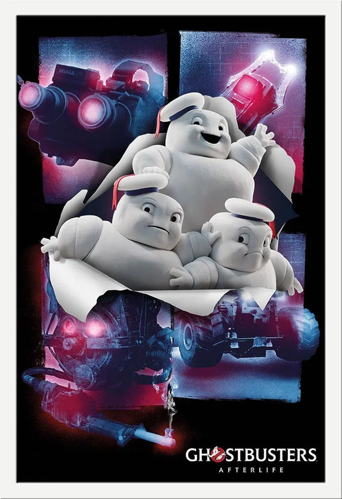 Poster Ghostbusters Afterlife 61x91cm Cadre MDF Shinsuke Vitre Acrylique