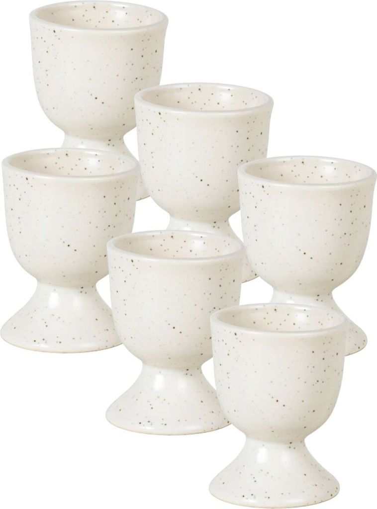 Broste Copenhagen NORDIC VANILLA Eierbecher 6,5cm Set6