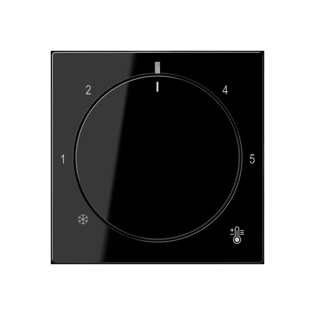 Couvercle Thermostat Jung A 1749 BF SW pour Contrôle de Chaleur