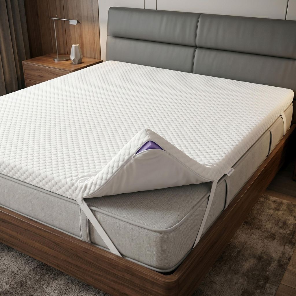 Topper SOFT Plus 160x200cm, Memory Foam Matratzentopper, Produktbild 