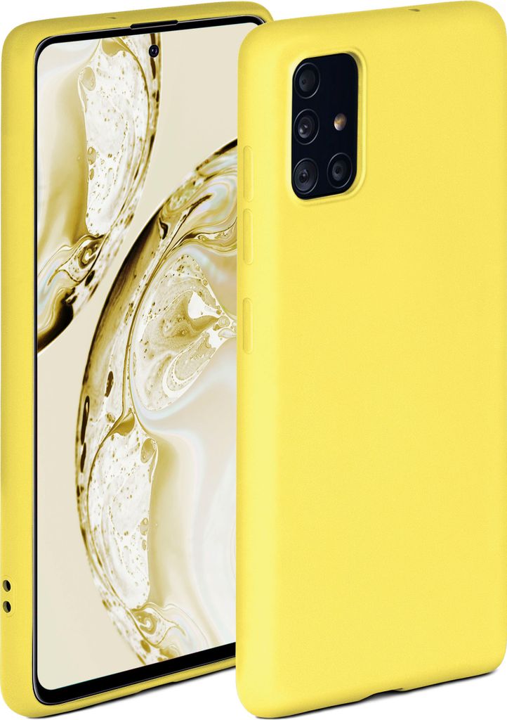 Soft-Case für Samsung Galaxy A51, Farbe:Narzissengelb