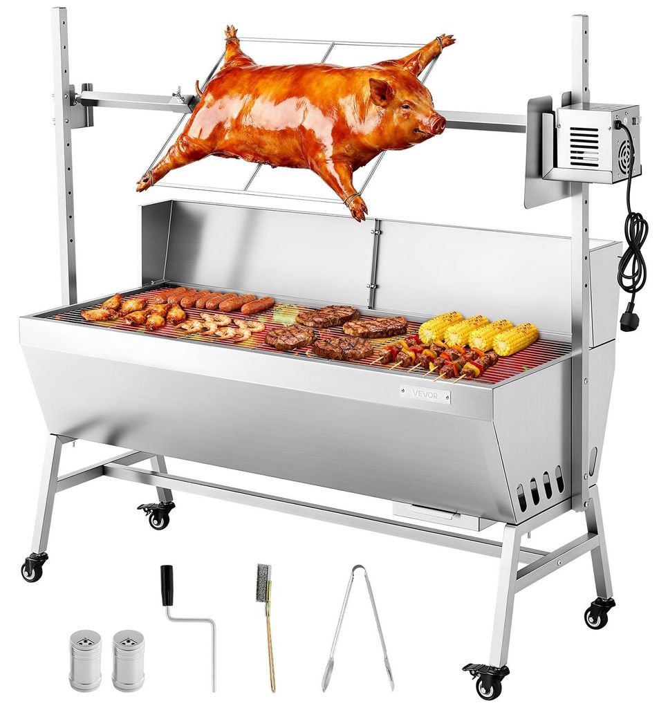 VEVOR Gril à broche rotatif 38 W Gril à cochon de lait Gril Image du produit 