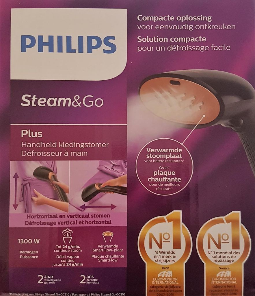 Pionowe żelazko parowe Philips Parownica ręczna GC362/80 Zdjęcie produktu 7